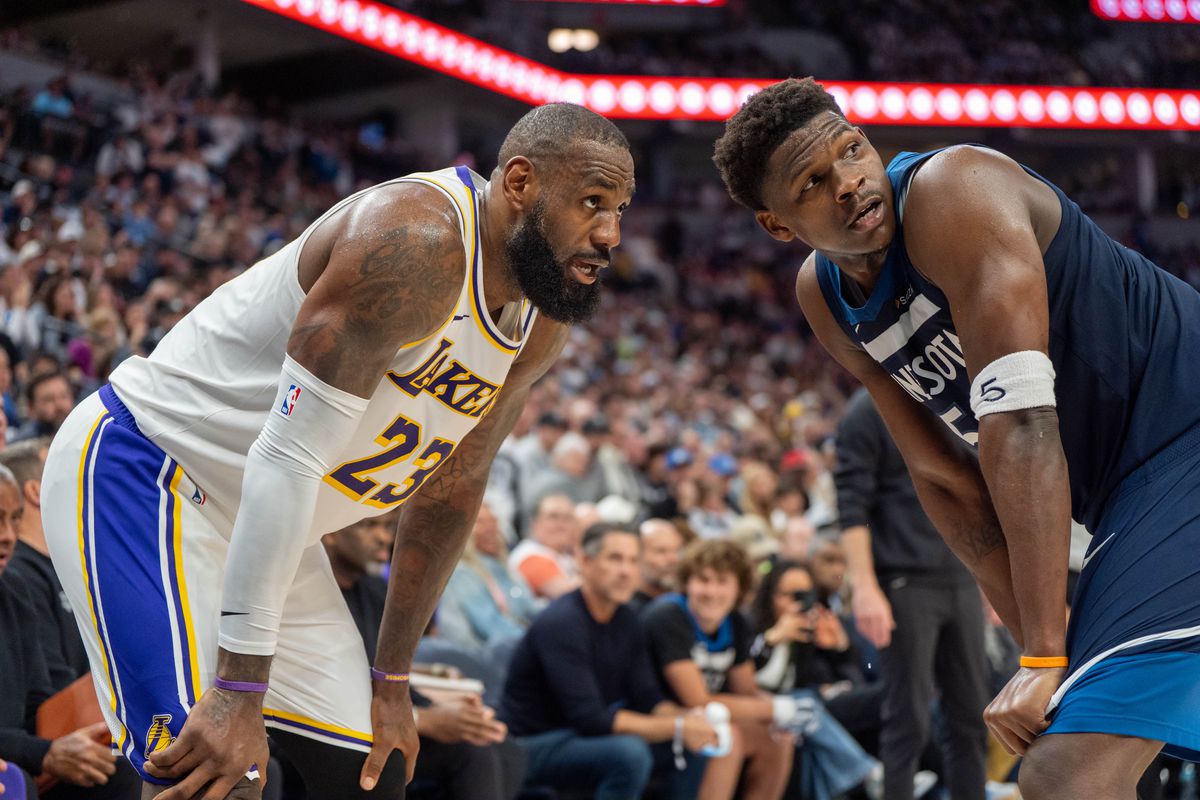 timberwolves vs lakers match player stats