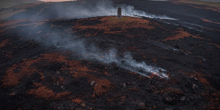 mynydd bodafon fire