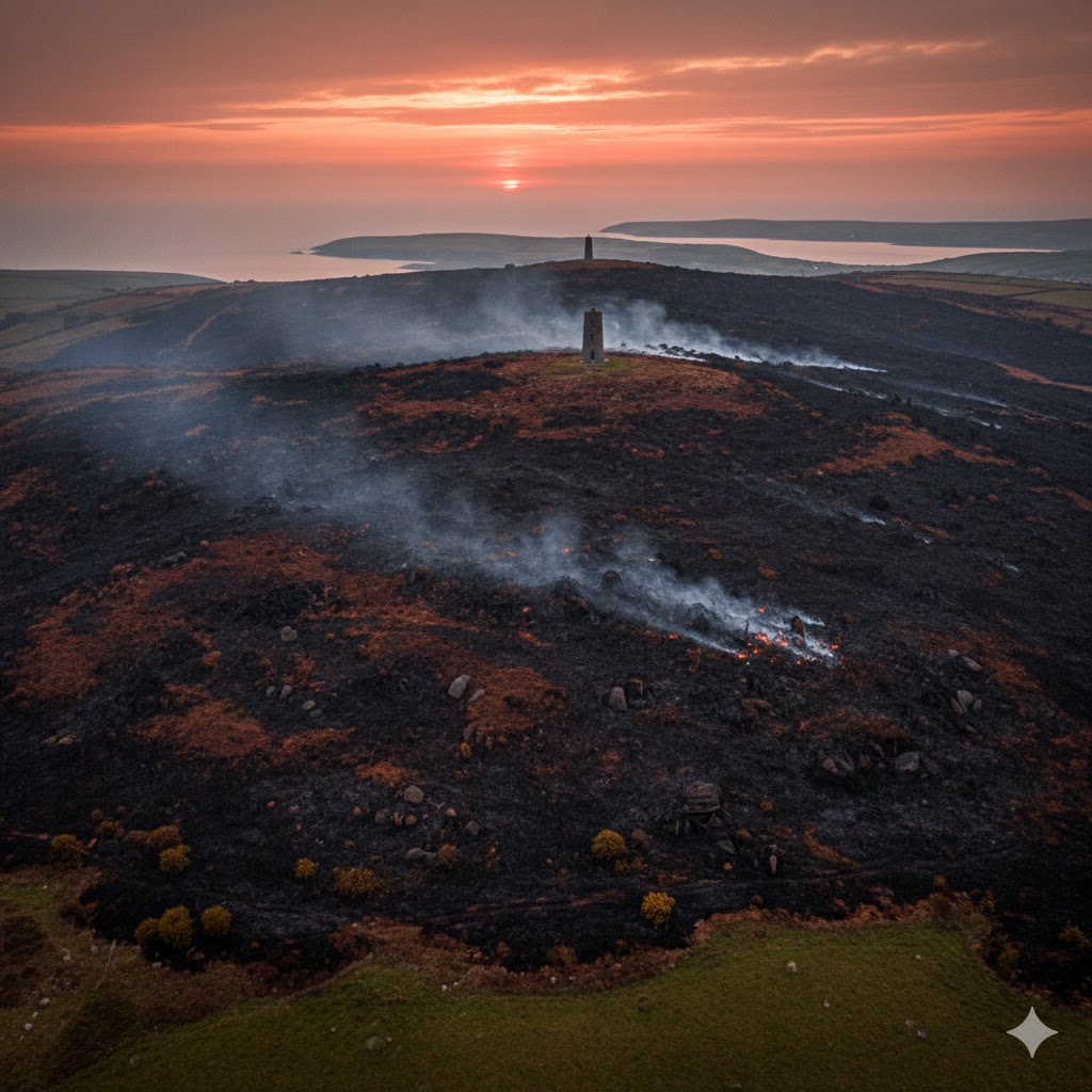 mynydd bodafon fire