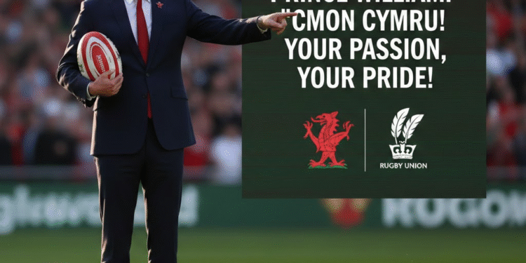 prince william wales rugby message