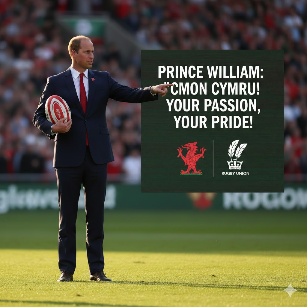 prince william wales rugby message