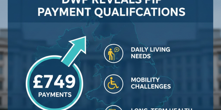 dwp highlights qualifying conditions for 749 pip payments