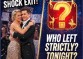 who left strictly tonight