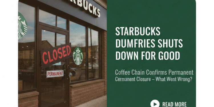 starbucks dumfries closure