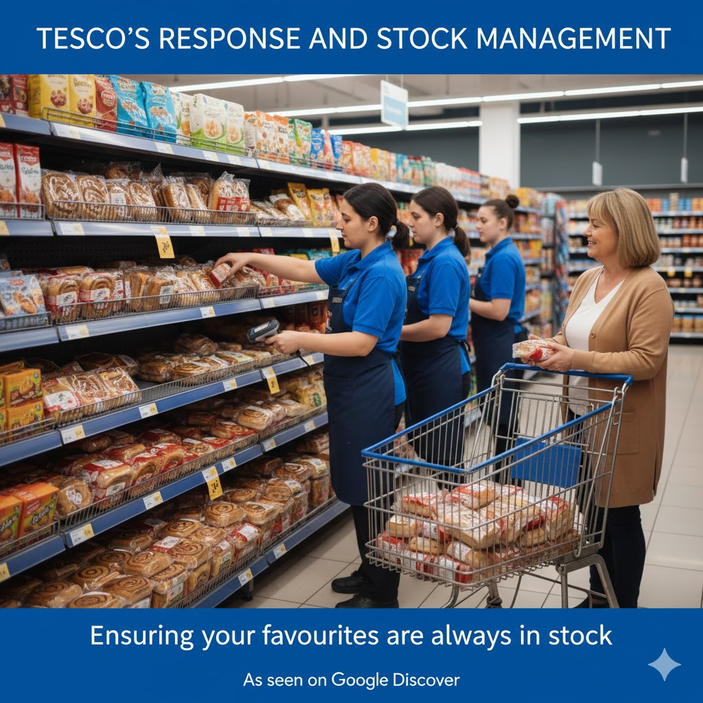 tesco shopper clears cinnamon buns