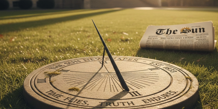 the sun newspaper sundial