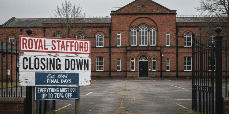 royal stafford closing down