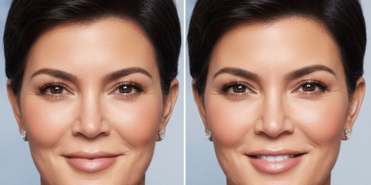 kris jenner facelift before and after