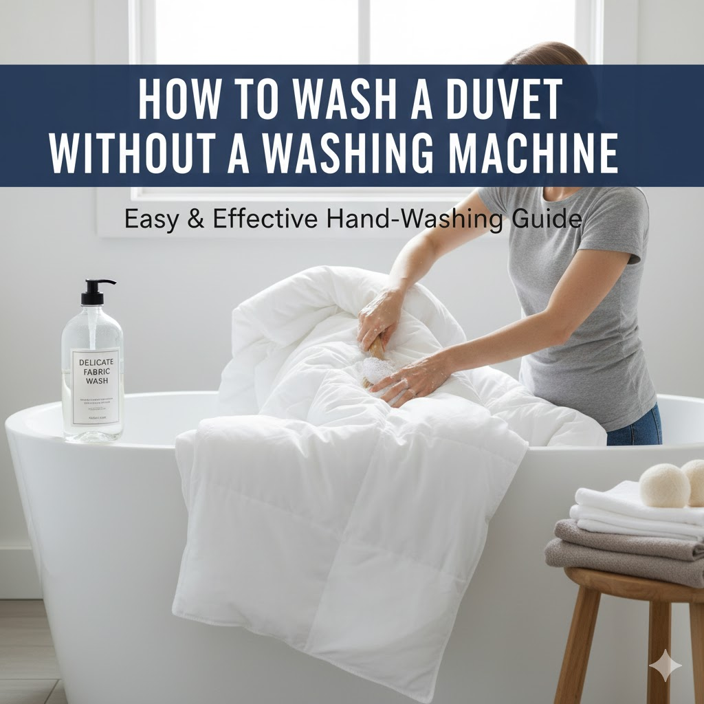 how to wash a duvet