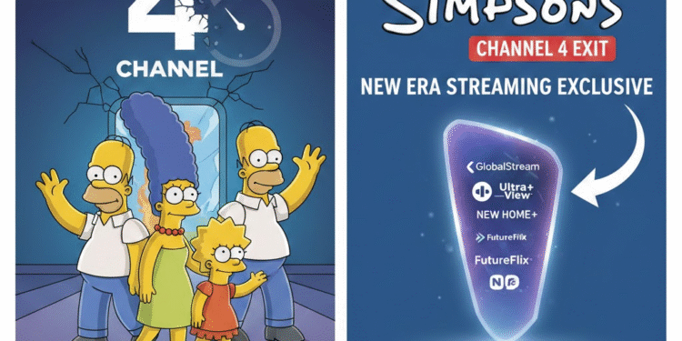 simpsons leaving channel 4