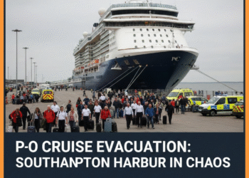 p&o cruise evacuation southampton