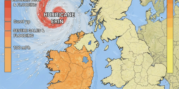 hurricane erin uk weather forecast