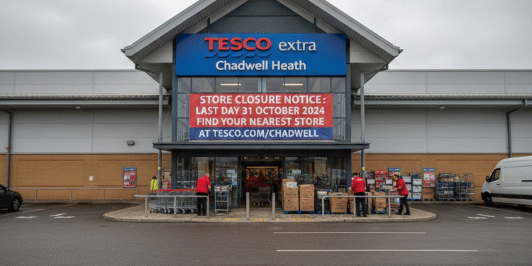 tesco store closure chadwell heath