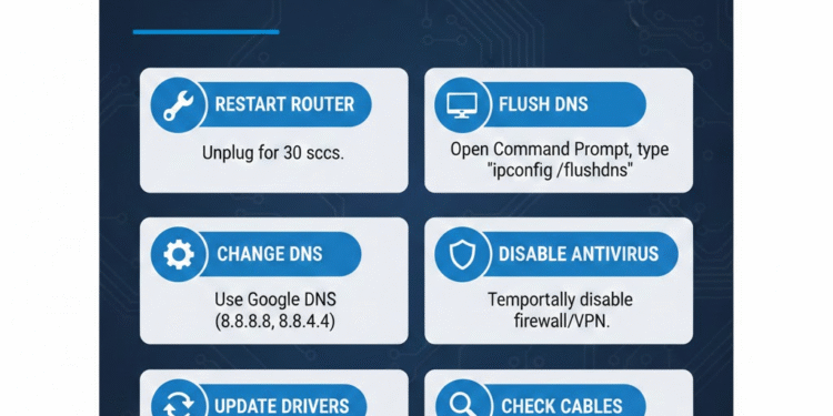 how to fix dns server not responding
