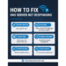 how to fix dns server not responding