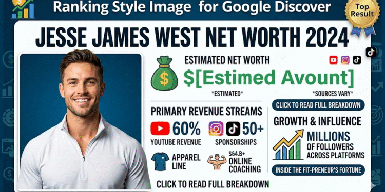 jesse james west net worth