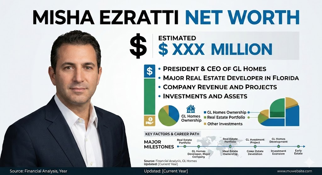 misha ezratti net worth