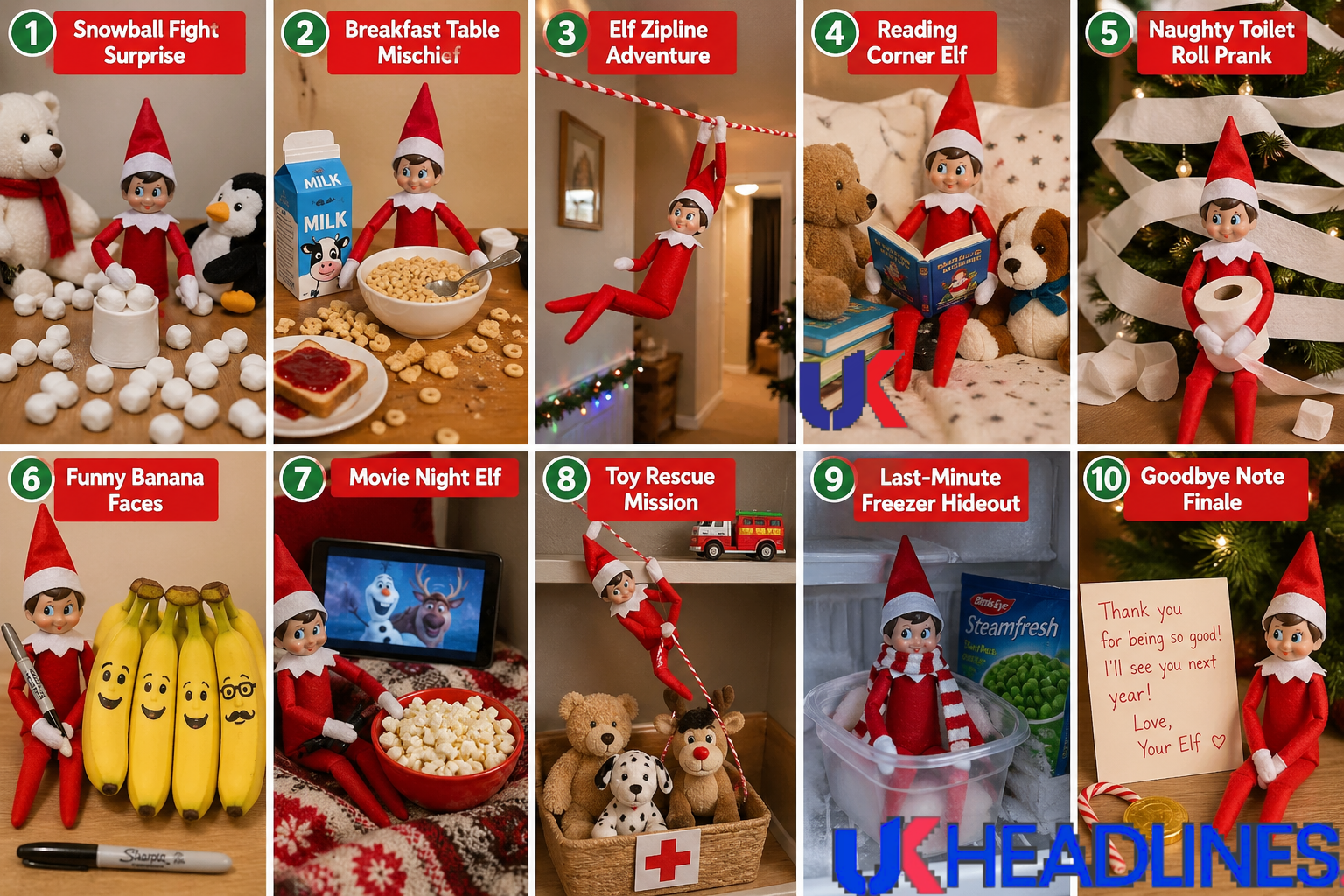 Top 10 Elf on the Shelf Ideas