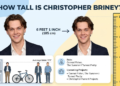 christopher briney height