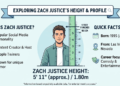 zach justice height