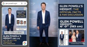 glen powell height glen powell height