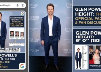 glen powell height