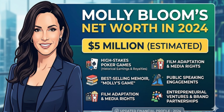 molly bloom net worth now