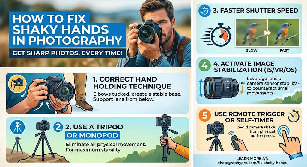 how to fix shaky hands photography