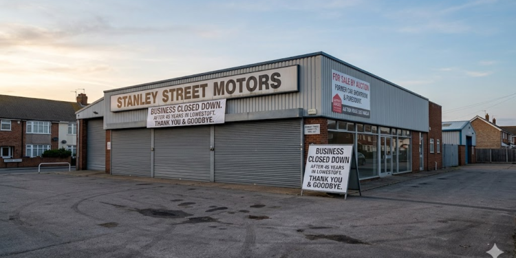 stanley street motors lowestoft closes