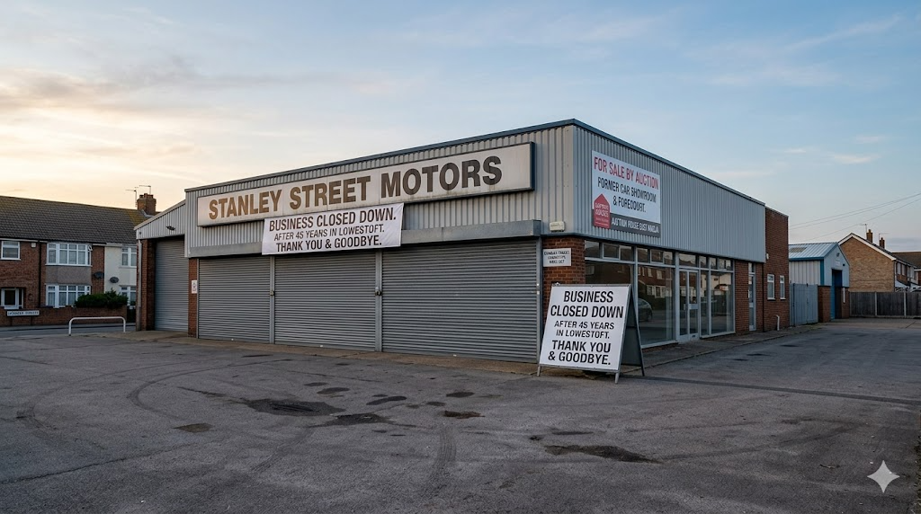 stanley street motors lowestoft closes