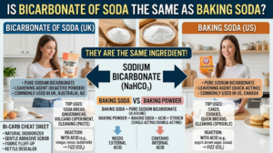 is bicarbonate of soda the same as baking soda