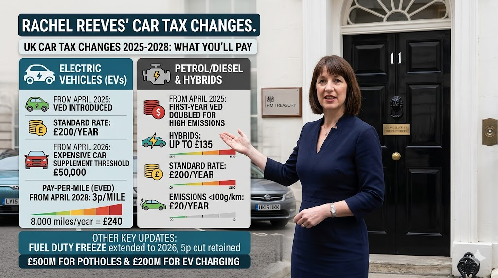 rachel reeves car tax changes
