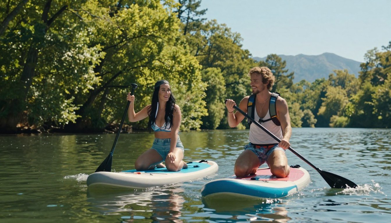 katy perry and orlando bloom paddle board