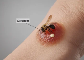 What Does a Bee Sting Look Like