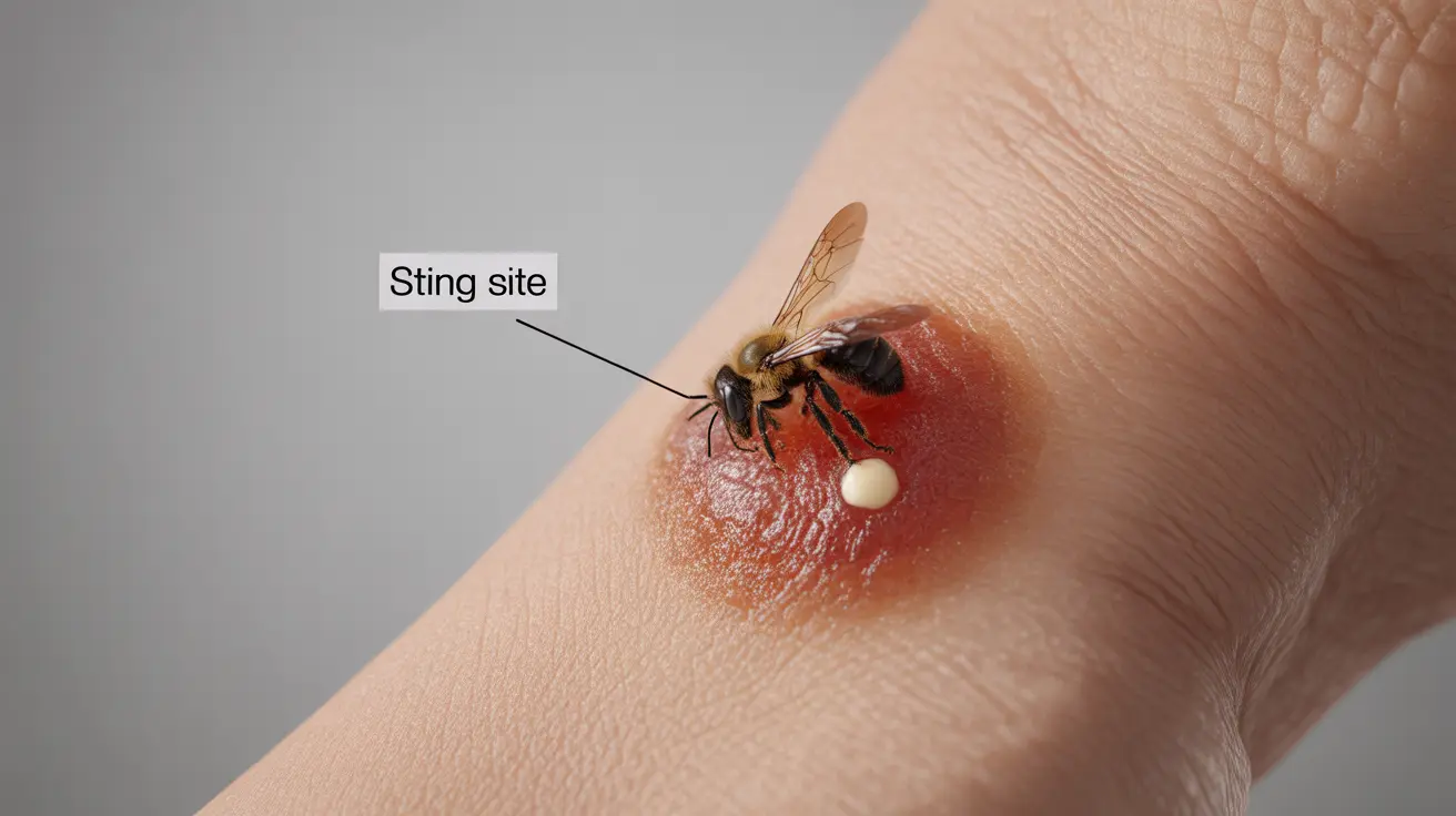 What Does a Bee Sting Look Like