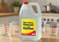 how many ounces in a half gallon