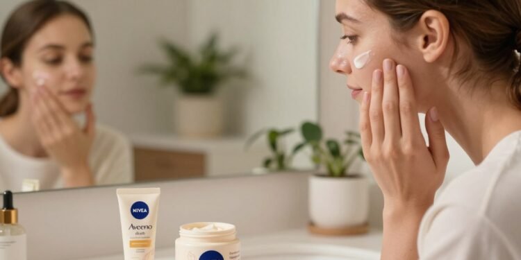 i have sensitive skin. how gentle are nivea’s creams compared to aveeno?