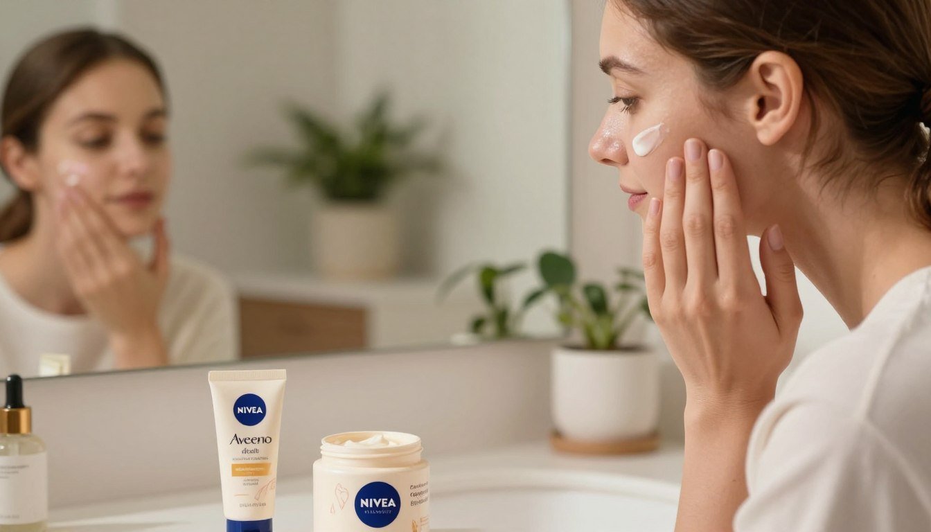 i have sensitive skin. how gentle are nivea’s creams compared to aveeno?