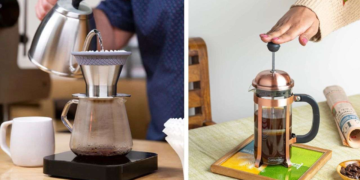 compare coffee brewing methods like pour-over and french press. which one is easier to make