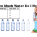 how many bottles of water should i drink a day