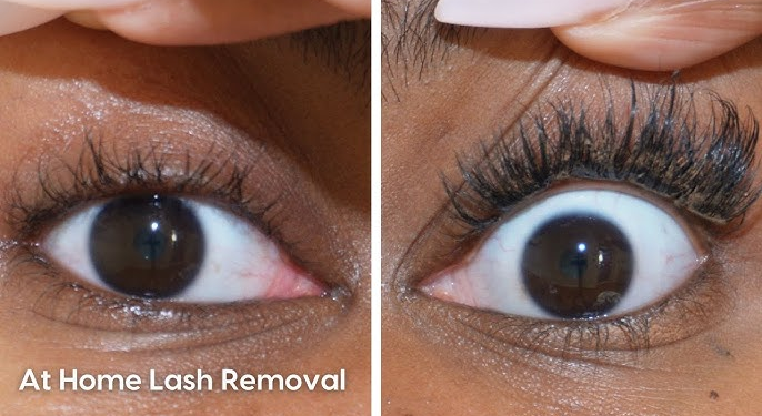 what is the fastest way to remove eyelash extensions at home
