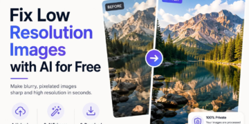Fix Low Resolution Images with AI Online