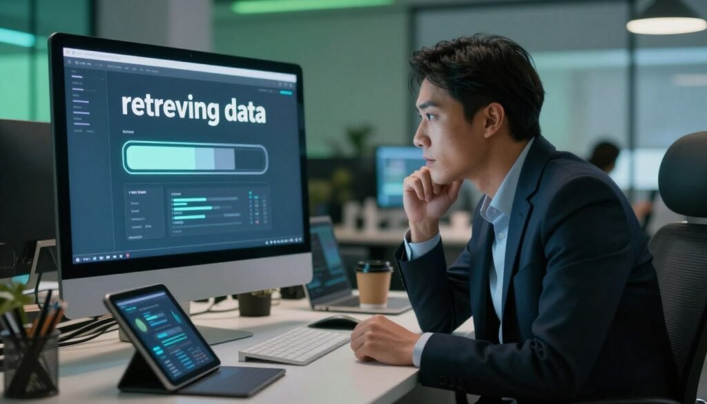 retrieving data retrieving data