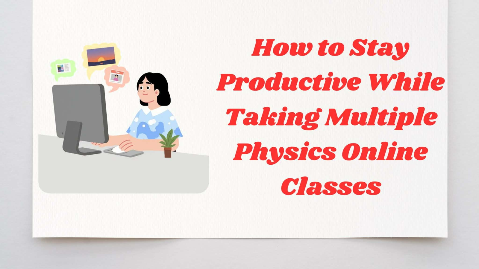 Taking Multiple Physics Online Classes