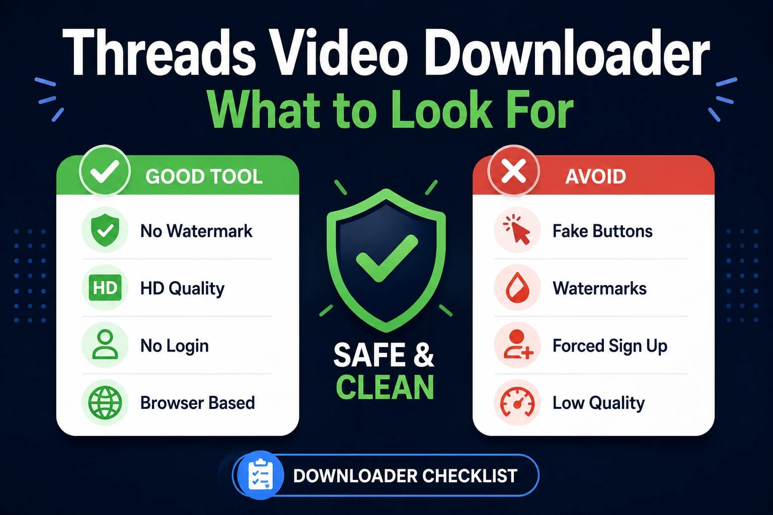 Threads Video Downloader — What to Look For (and What to Avoid)