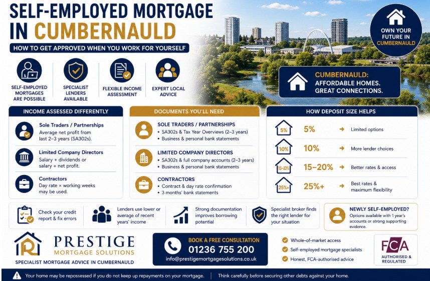 Self-Employed Mortgage in Cumbernauld: How to Get Approved When You Work for Yourself