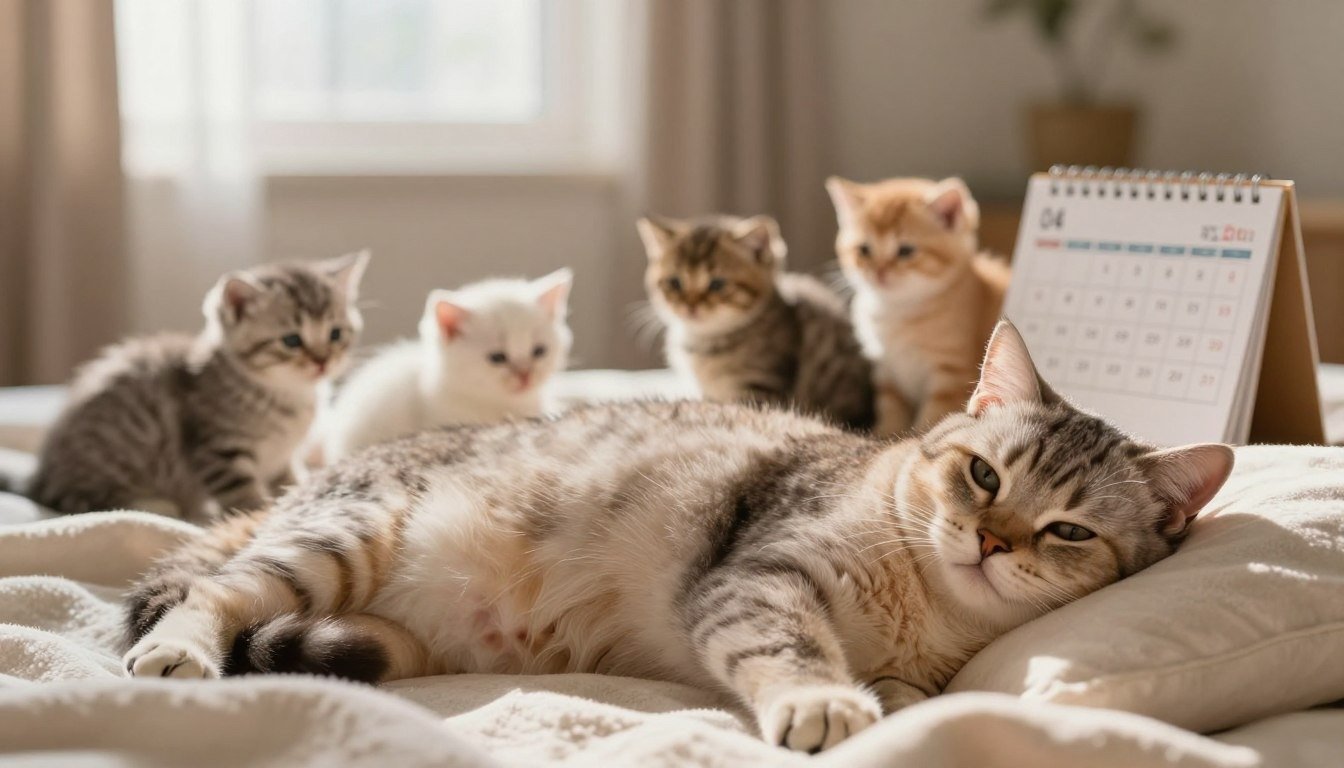 how long is a cat pregnant