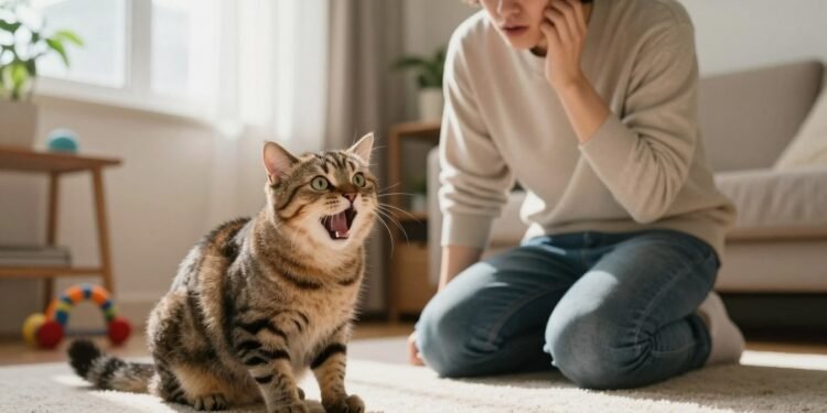 why is my cat meowing so much all of a sudden